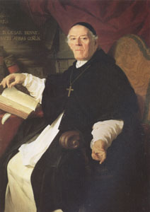 Dom Cesare Benvenuti Abbot of the Congregation of Canons of the Lateran (mk05)